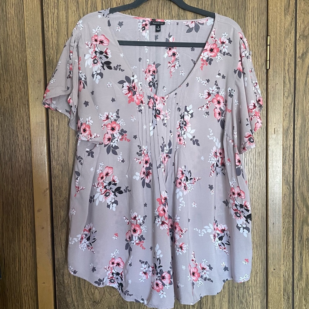 Torrid Flutter Sleeve Top